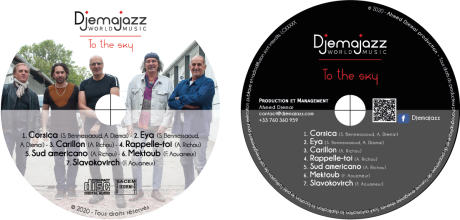 Katia Jarné Webdesigner Graphiste - Gaalette CD Djemajazz